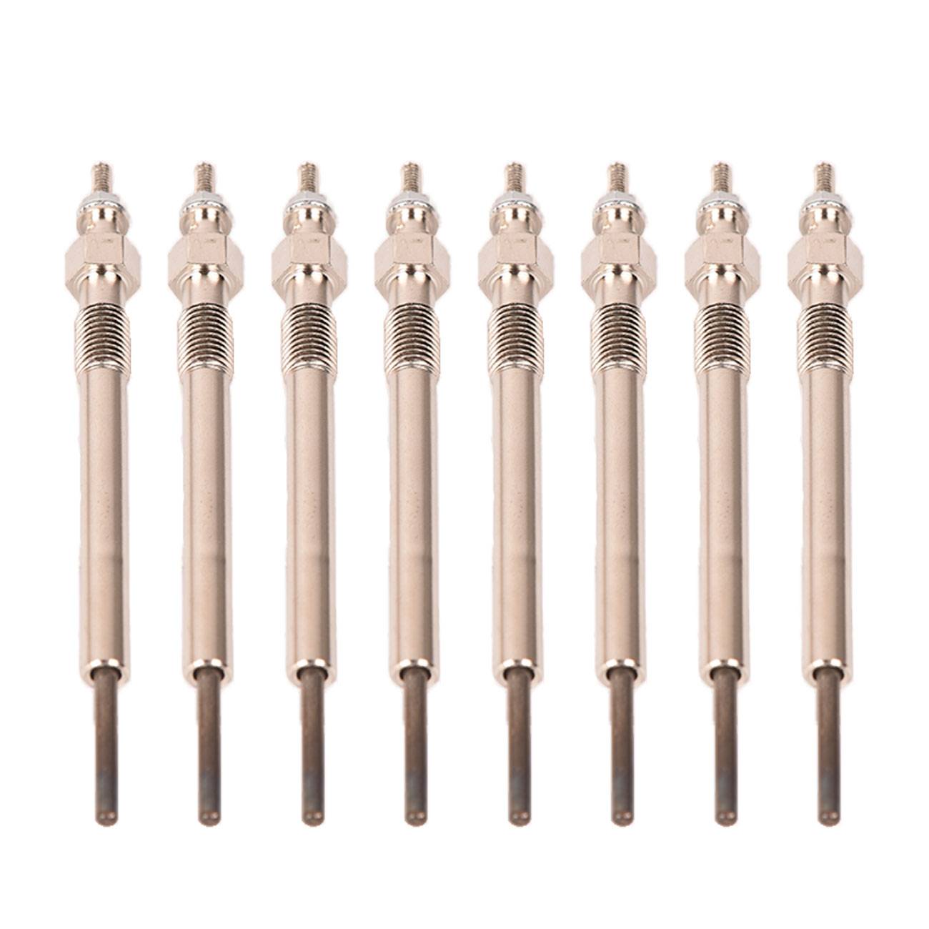 8Pcs 97226202 Glow Plugs GlowPlug For Chevy GMC 6.6L Duramax LB7 LLY 01-04