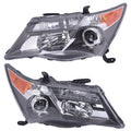 Pair Left & Right Headlights Headlamps Assembly For Acura MDX 2007 2008 2009