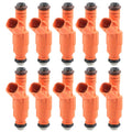 10Pcs Fuel Injectors Kit Fits Ford F250 F350 F450 F550 6.8L V10 0280155917