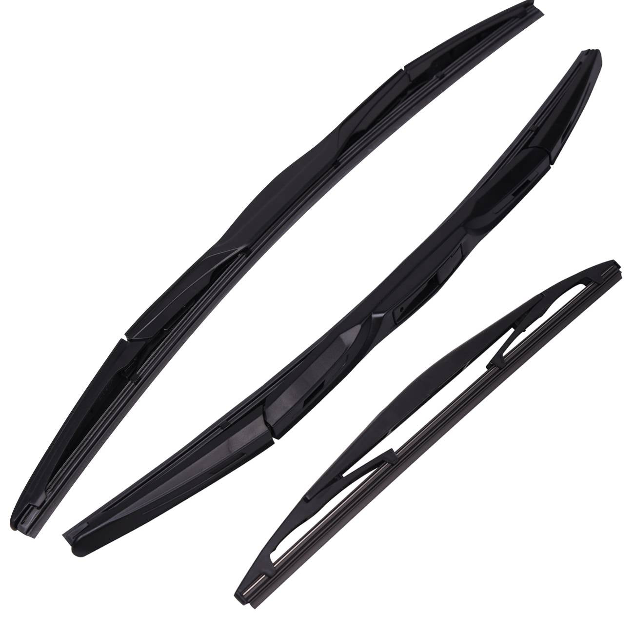 3PCS Front & Rear Windshield Window Wiper Blade for BMW F15 F85 X5 2014-2018