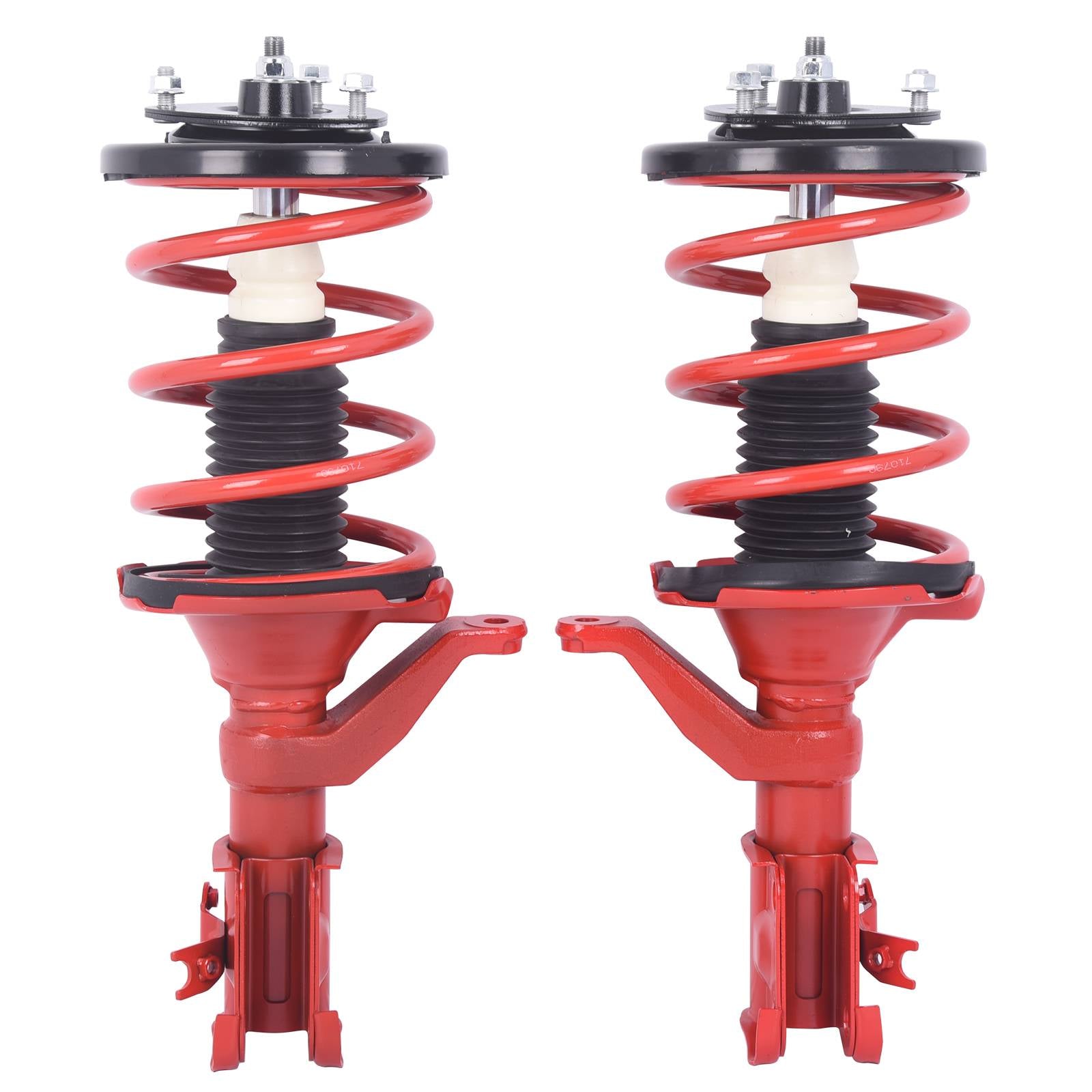Front Complete Shock Struts w/Coil Spring For Honda Civic 1.7L Only 2003 - 2005