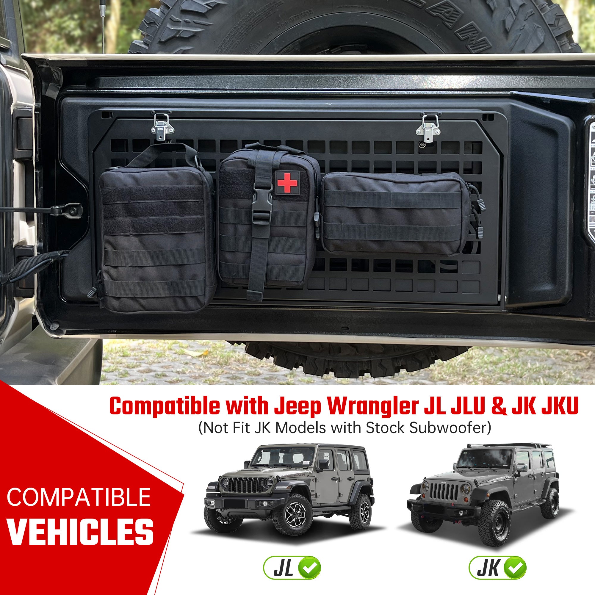 Tailgate Table for 2007-2025 Wrangler