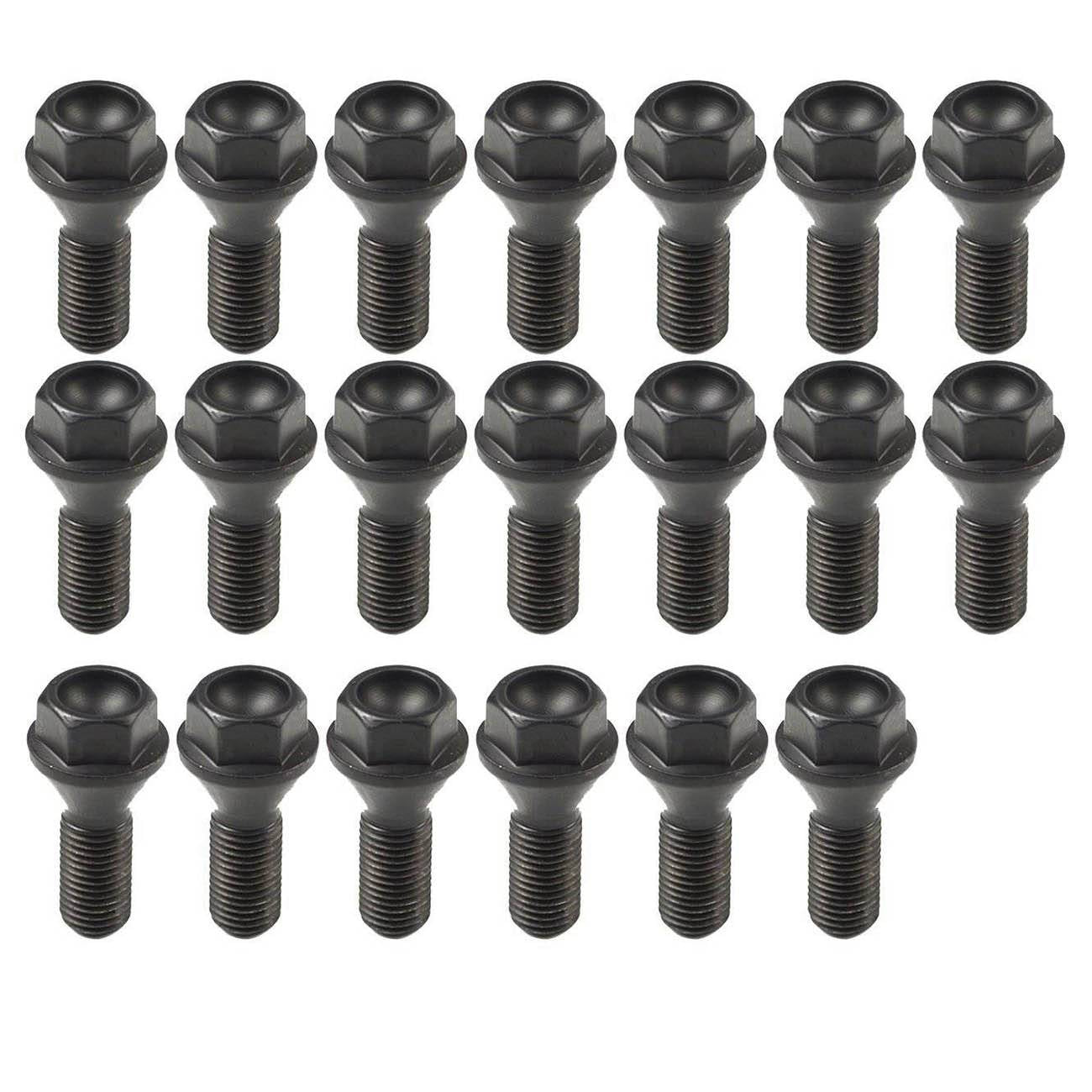 20PCS Wheel Lug Bolt Nuts 12 x 1.5mm for BMW E46 325 E90 E39 E60 E53 36136781150