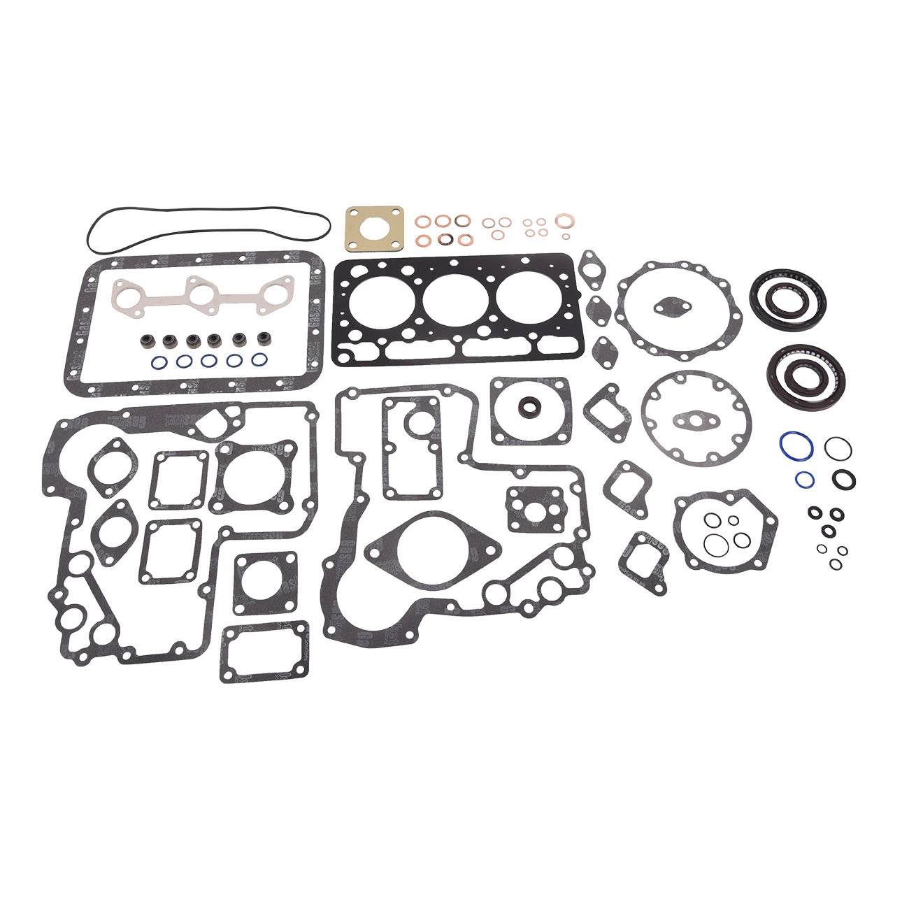 15532-03040 Cylinder Head w/valve &Full Gasket Kit Fits Kubota Tractor D850 D950