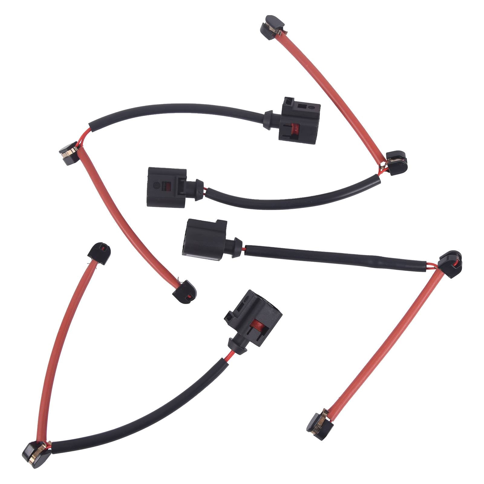 Fits Porsche Cayenne Audi Q7 VW Touareg 4Pcs Rear LH & RH Brake Pad Wear Sensor