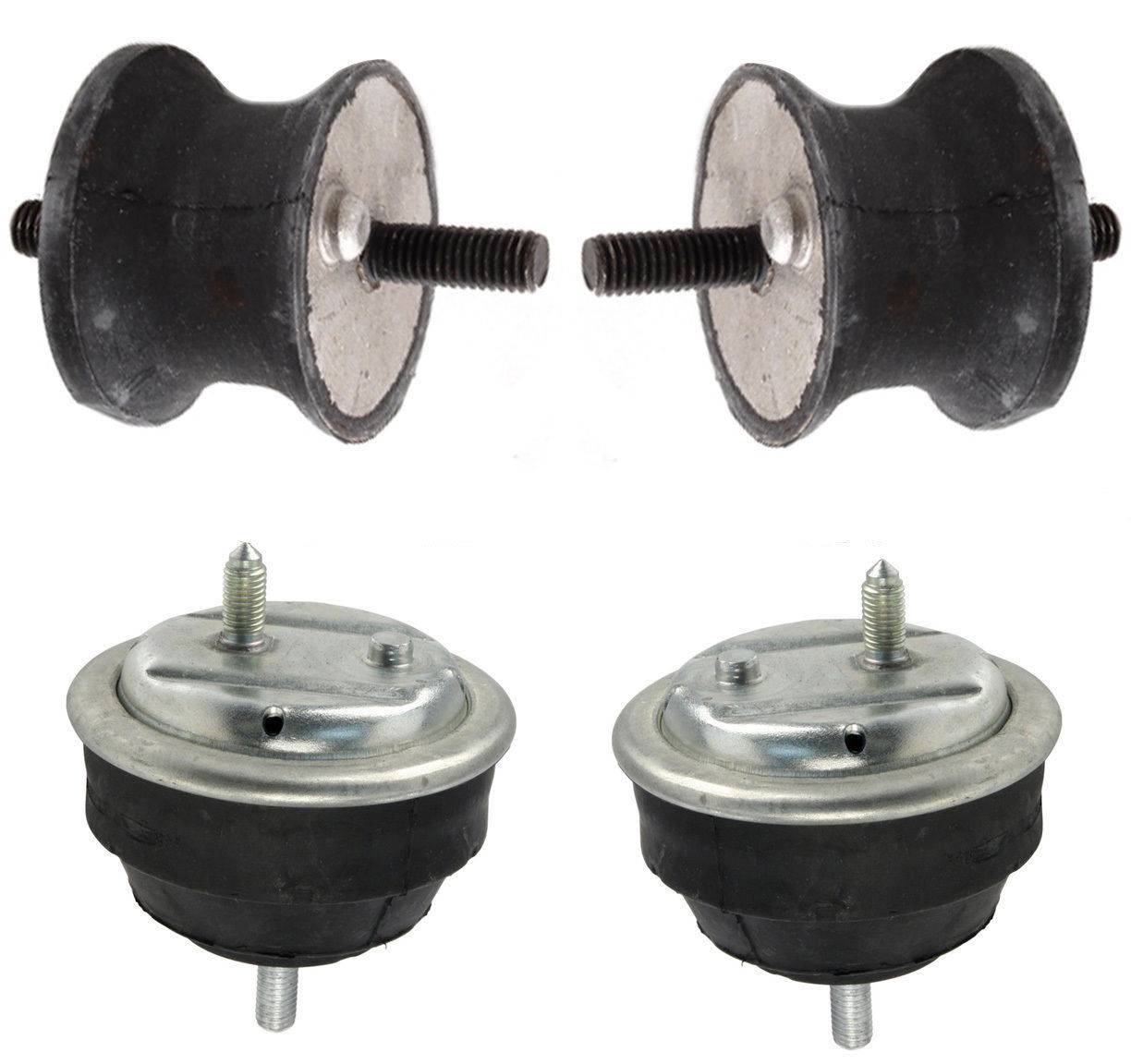 Left&Right Engine Motor+Transmission Mounts for BMW 3 Series E36 E46 22111095444