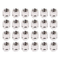 24pc M14X1.5 Open End Wheel Lug Nuts, 3/4in £¨19mm£© Hex 0.84¡±(21mm) Height Conica