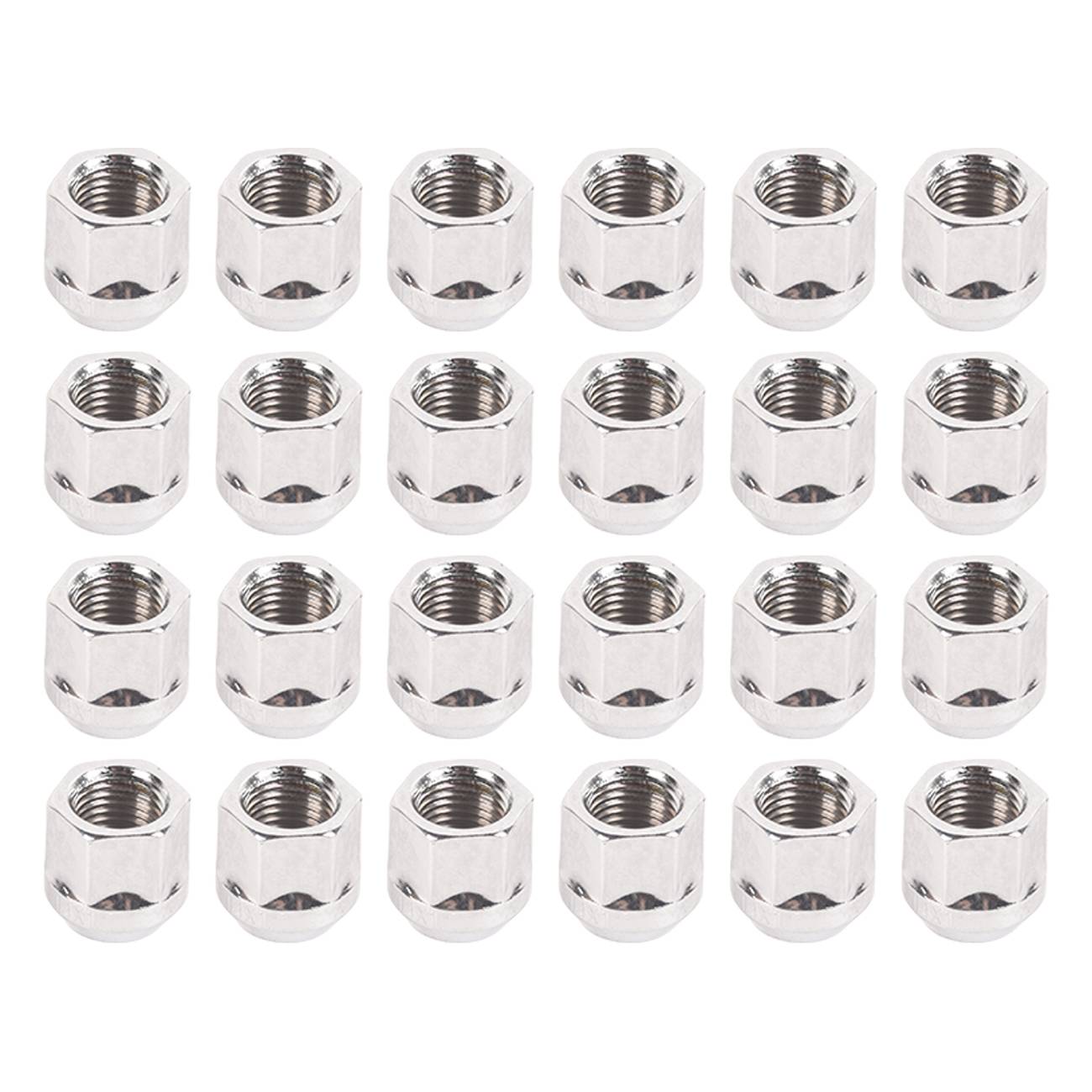 24pc M14X1.5 Open End Wheel Lug Nuts, 3/4in £¨19mm£© Hex 0.84¡±(21mm) Height Conica