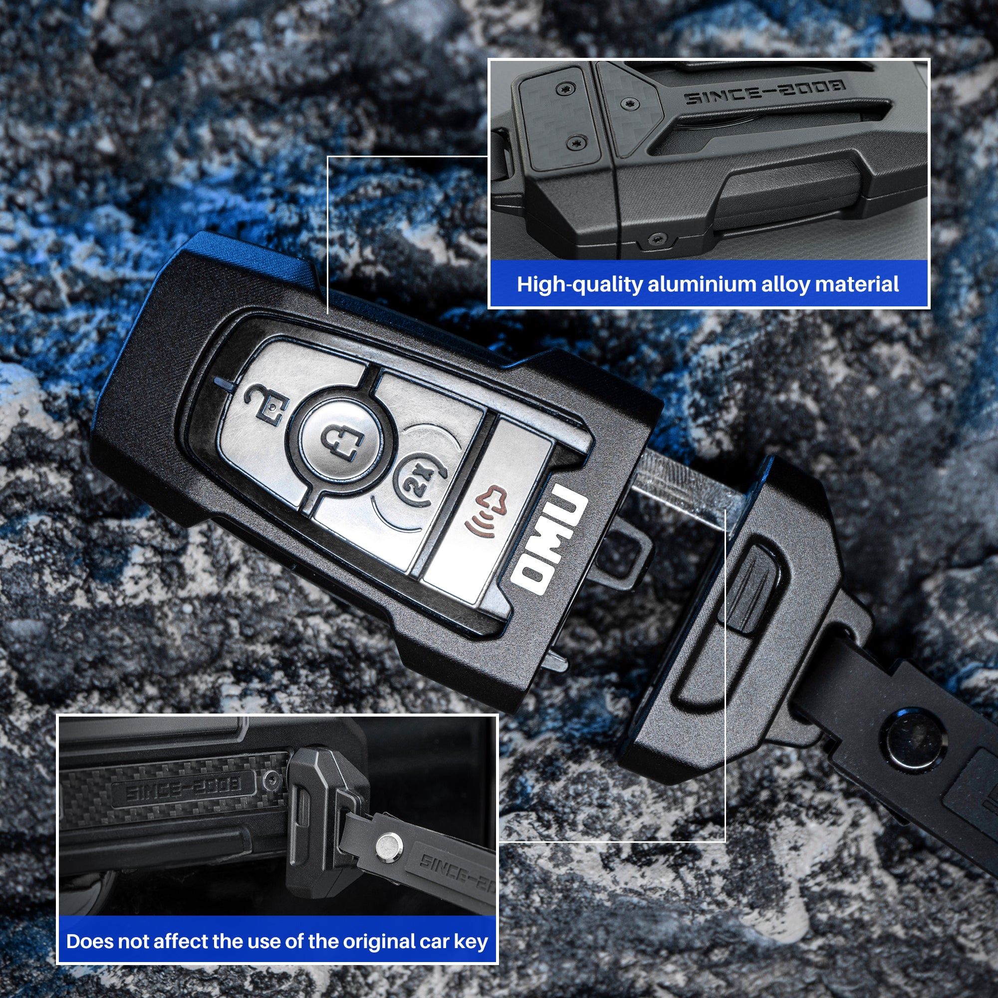 Aluminum Key Case for 2010+ Ford Bronco, F-150, Raptor